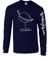 Hand-Drawn Leaf and Sleeve Printed Long Sleeved Shirt