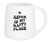 Aspen Is My Happy Place Stone Mug 11 oz